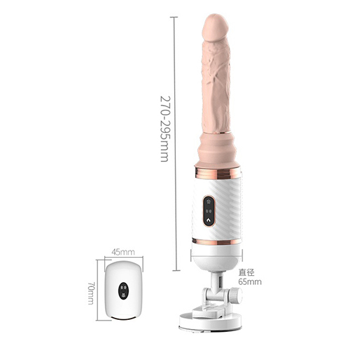 automatinio stumiamojo ir vibruojančio dildo parametras